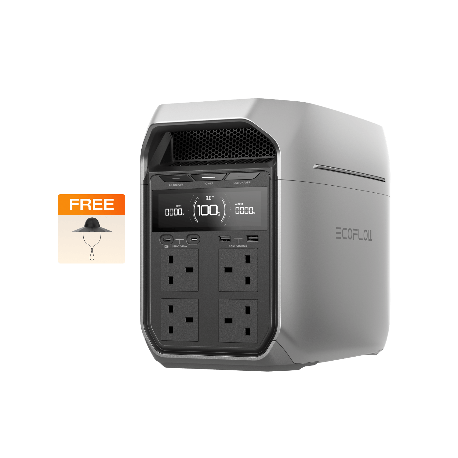 EcoFlow DELTA 3 Series Portable Power Station DELTA 3 Plus / No Accessory