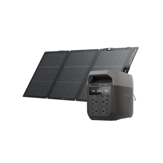 EcoFlow DELTA 3 Series Portable Power Station DELTA 3 / 160W Lightweight Portable Solar Panel