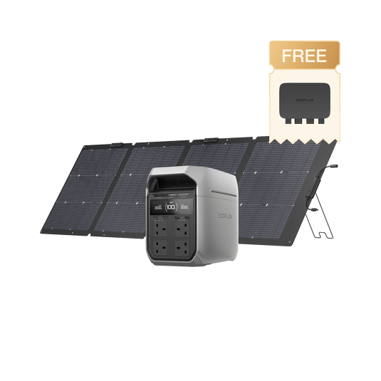 EcoFlow DELTA 3 Series Solar Generator (PV220W) DELTA 3 / 1*220W Portable Solar Panel