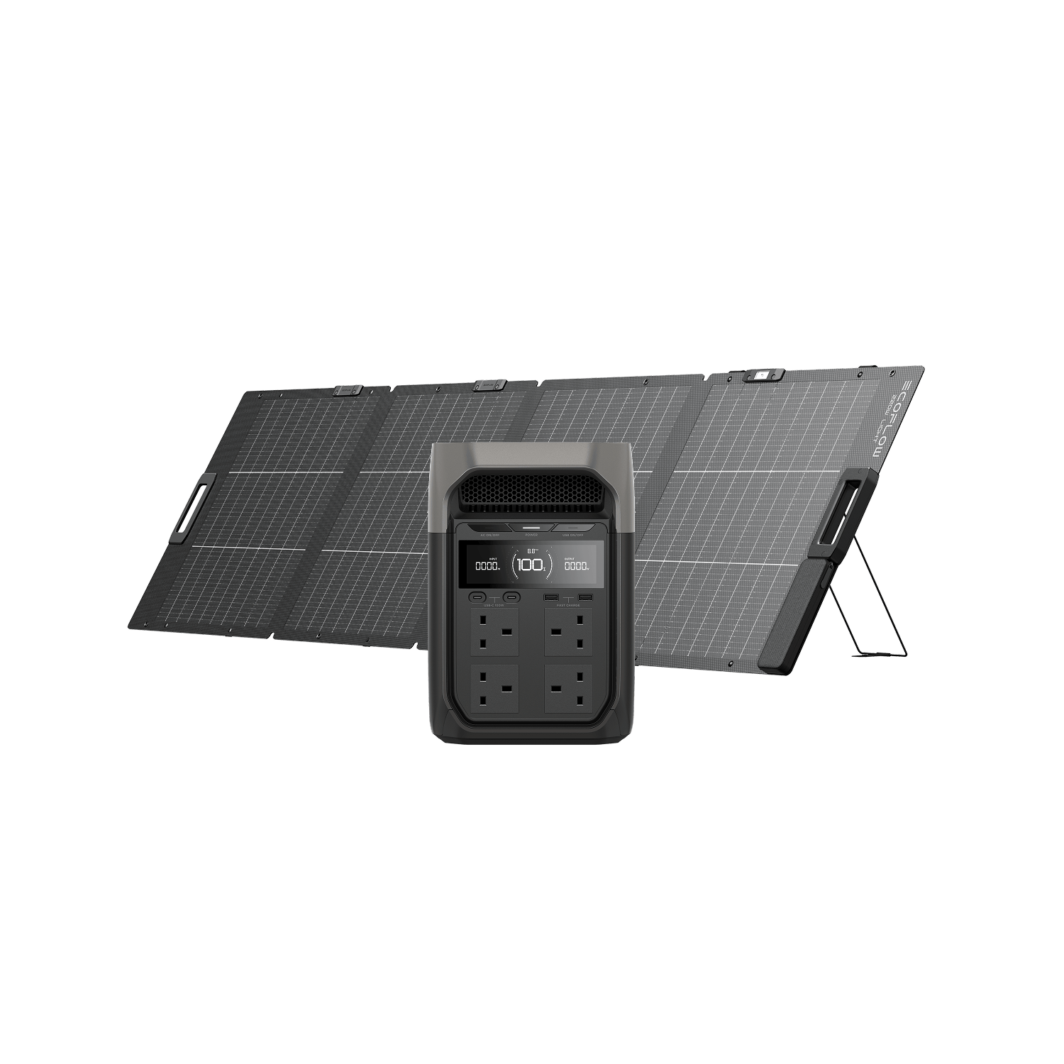 EcoFlow DELTA 3 Series Solar Generator (PV220W) DELTA 3 / 1*220W Portable Solar Panel