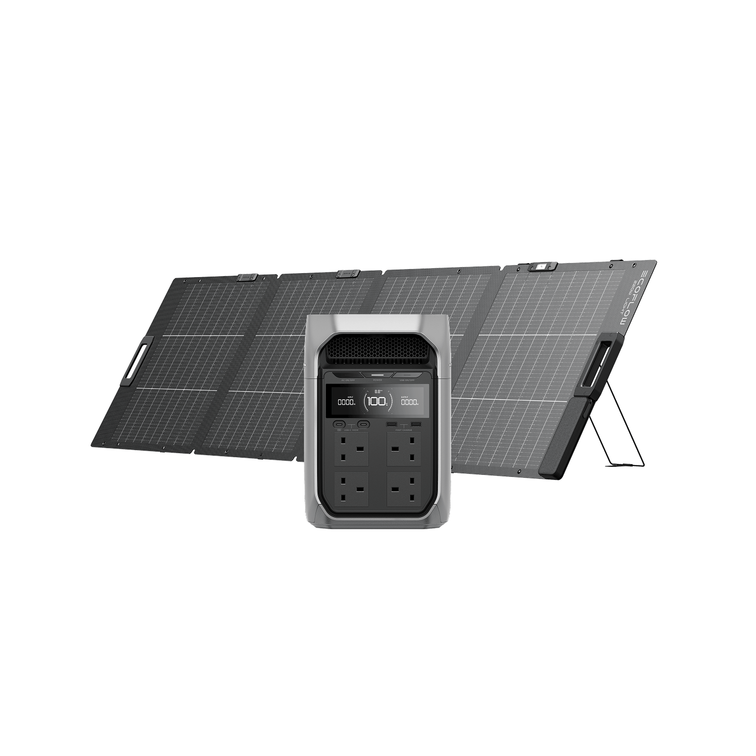 EcoFlow DELTA 3 Plus + 220W Bifacial Solar Panel