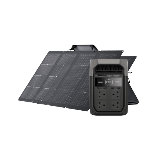 EcoFlow DELTA 3 Series Solar Generator (PV220W) DELTA 3 / 2*220W Portable Solar Panel