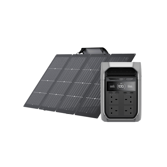 EcoFlow DELTA 3 Series Solar Generator (PV220W) DELTA 3 Plus / 1*220W Portable Solar Panel