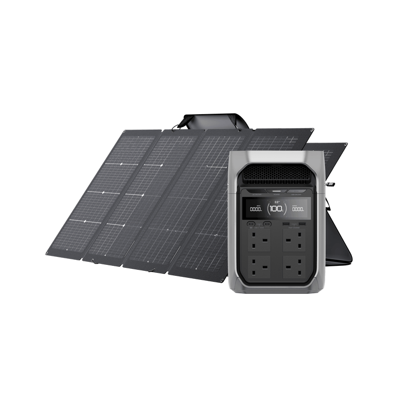 Load image into Gallery viewer, EcoFlow DELTA 3 Series Solar Generator (PV220W) DELTA 3 Plus / 2*220W Portable Solar Panel
