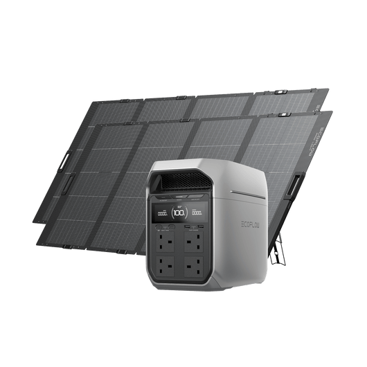 EcoFlow DELTA 3 Series Solar Generator (PV400W) DELTA 3 Plus / 2*400W Solar Panel