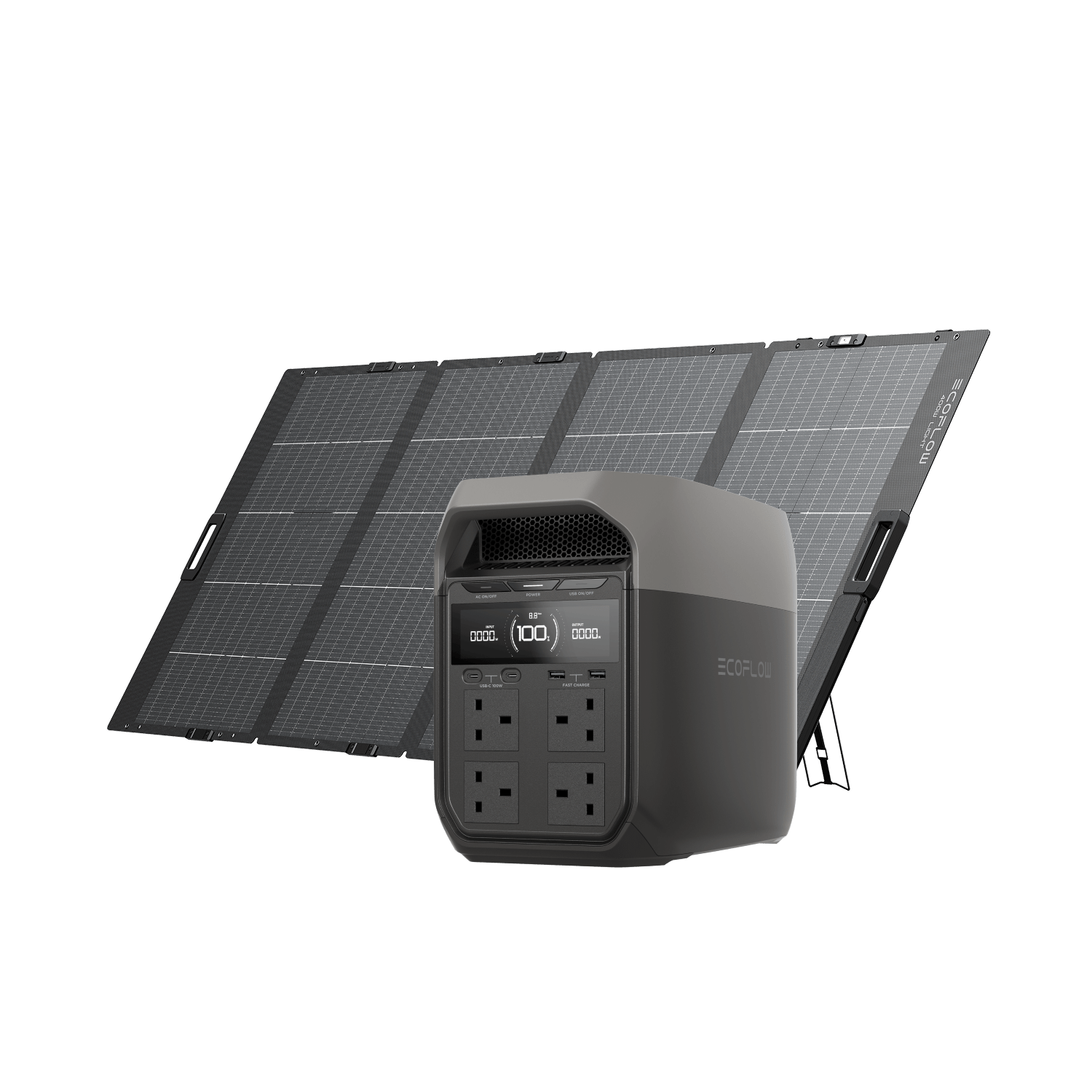 EcoFlow DELTA 3 Series Solar Generator (PV400W) DELTA 3 / 1*400W Solar Panel