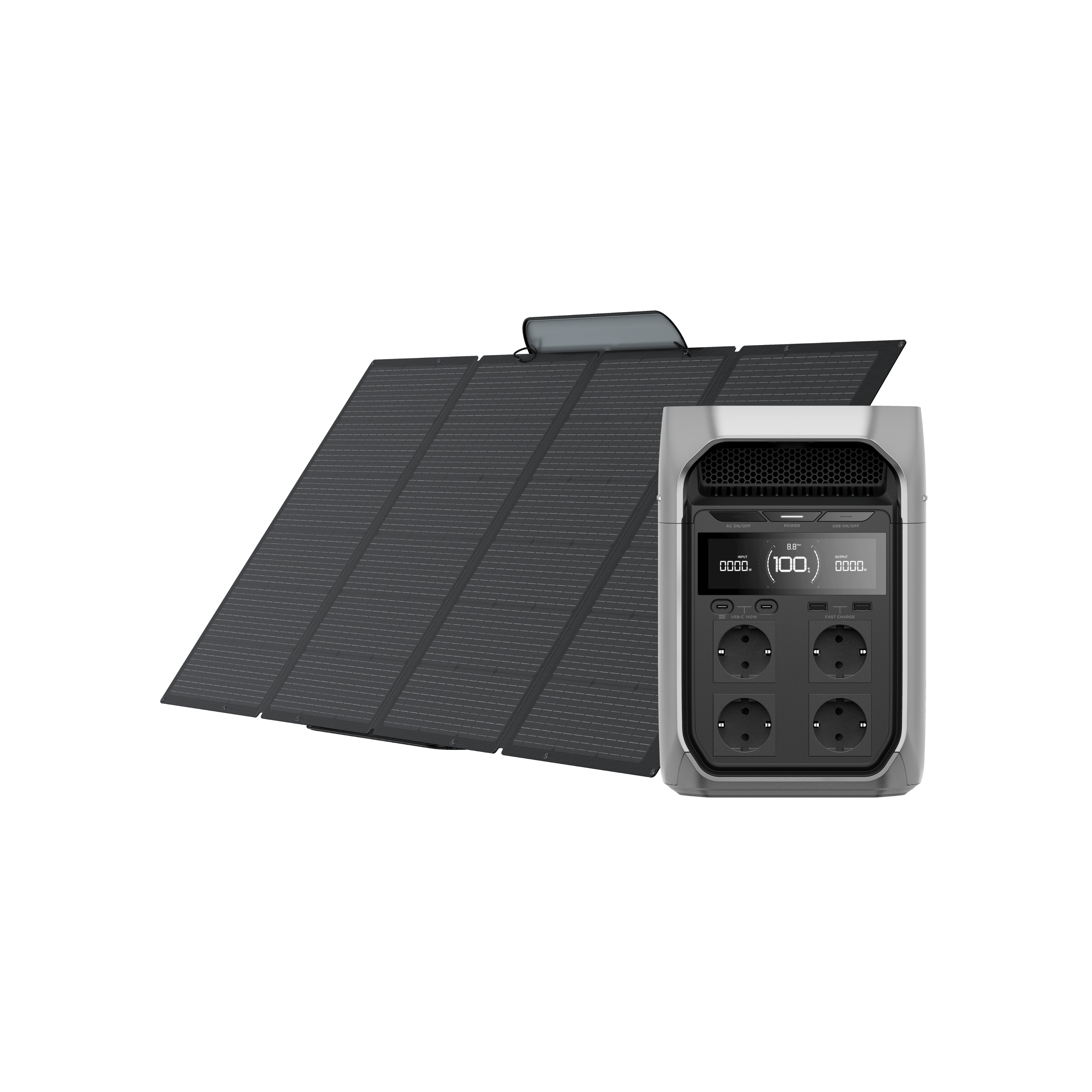 EcoFlow DELTA 3 Series Solar Generator (PV400W) DELTA 3 Plus / 1*400W Solar Panel