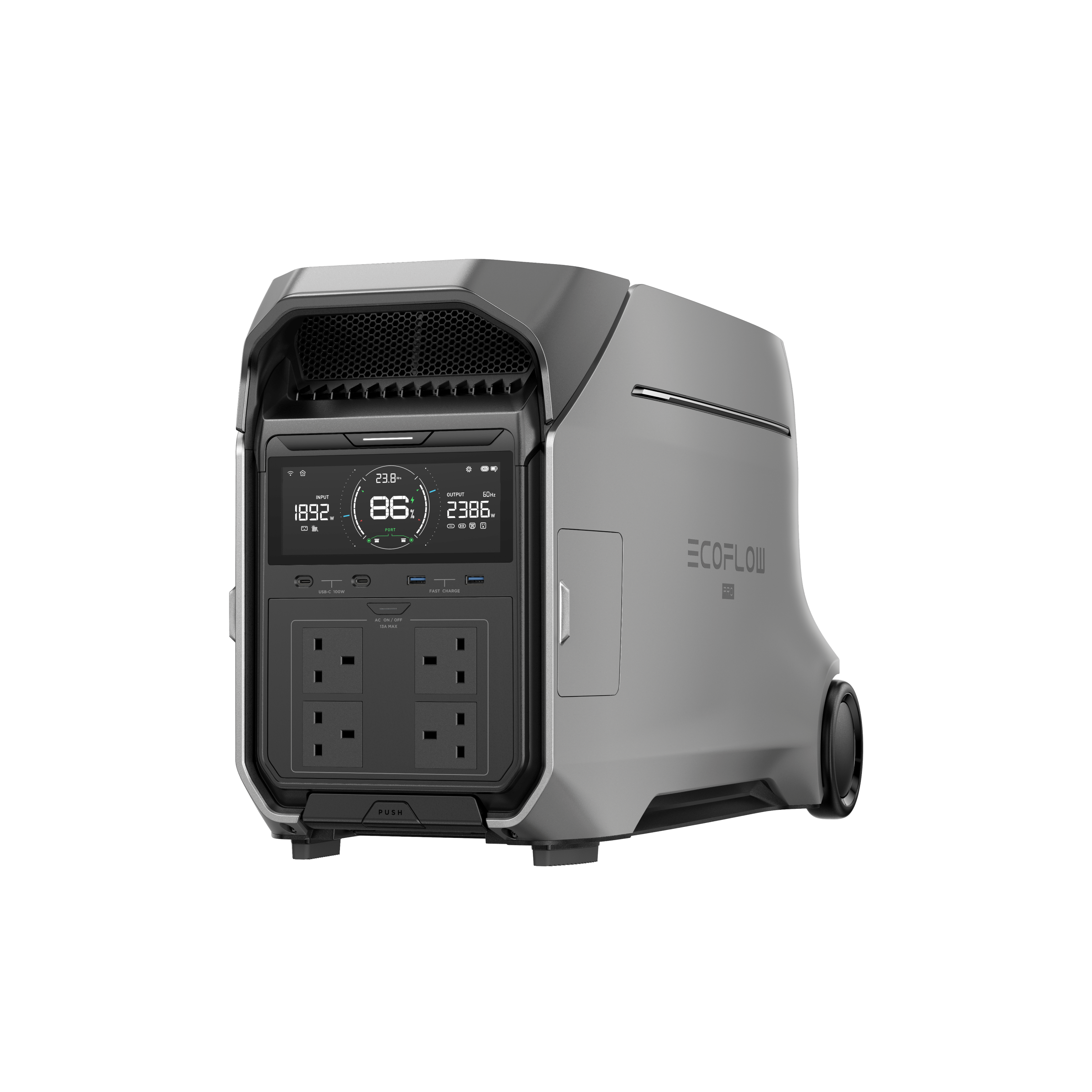 EcoFlow DELTA Pro 3 Portable Power Station DELTA Pro 3 + 220W Portable Solar Panel