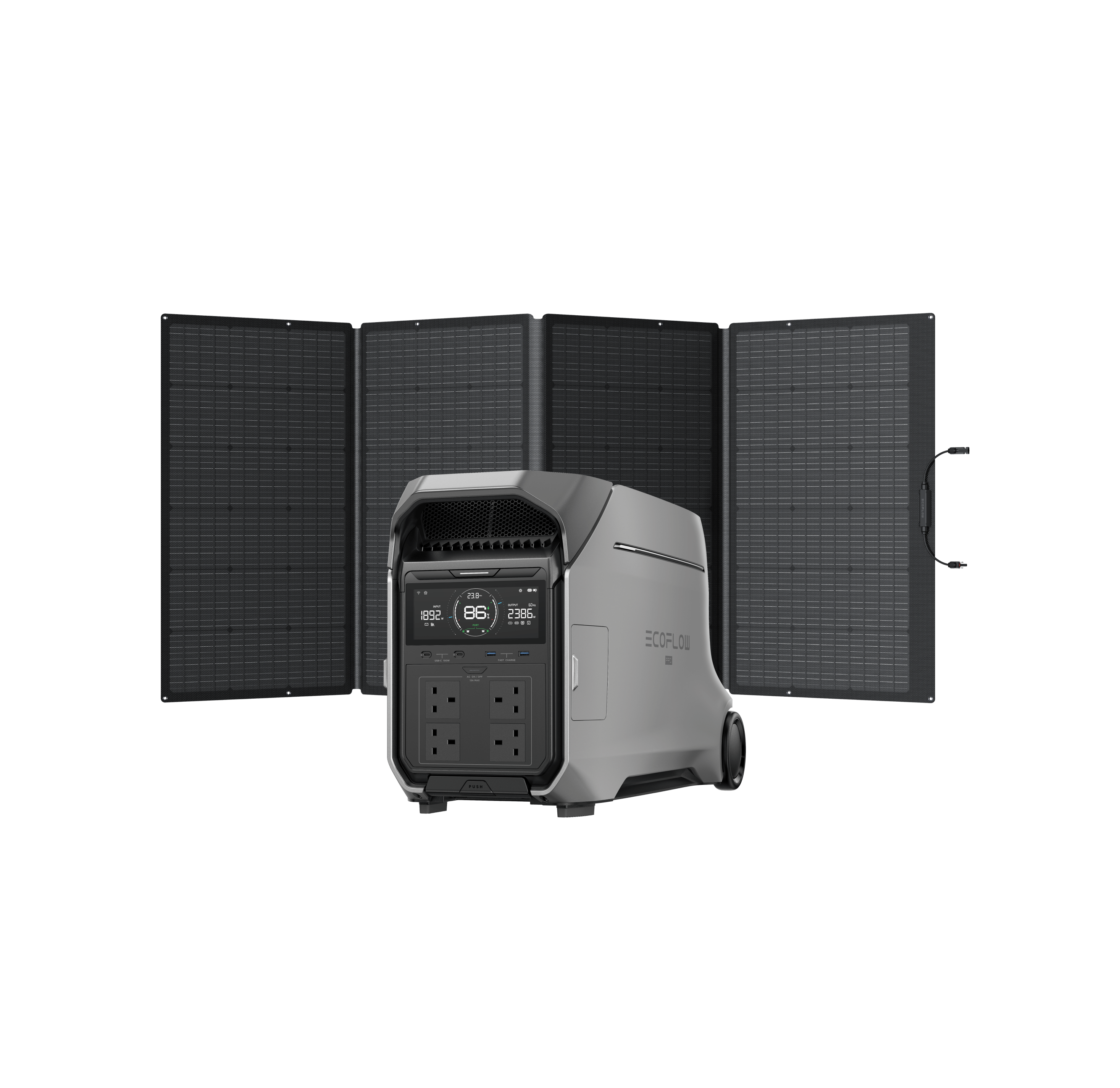 EcoFlow DELTA Pro 3 Portable Power Station DELTA Pro 3 + 400W Portable Solar Panel