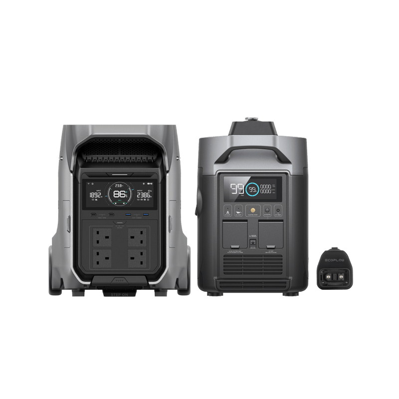 Load image into Gallery viewer, EcoFlow DELTA Pro 3 Portable Power Station DELTA Pro 3 + Smart Generator (Dual Fuel) + Smart Generator Adapter
