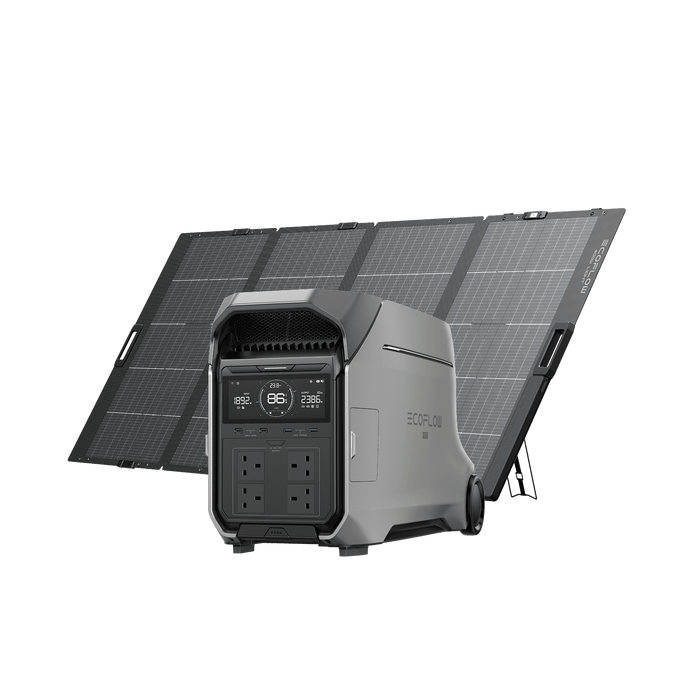 EcoFlow DELTA Pro 3 Solar Generator (PV400W) DELTA Pro 3 + 400W Portable Solar Panel