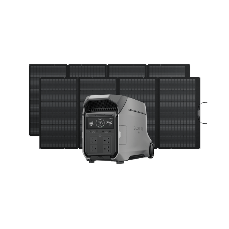 Load image into Gallery viewer, EcoFlow DELTA Pro 3 Solar Generator (PV400W) DELTA Pro 3 + 2 × 400W Portable Solar Panel
