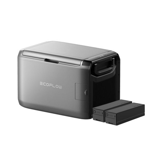 EcoFlow GLACIER Classic Portable Fridge Freezer 55L / 2 x GLACIER Plug-in Battery