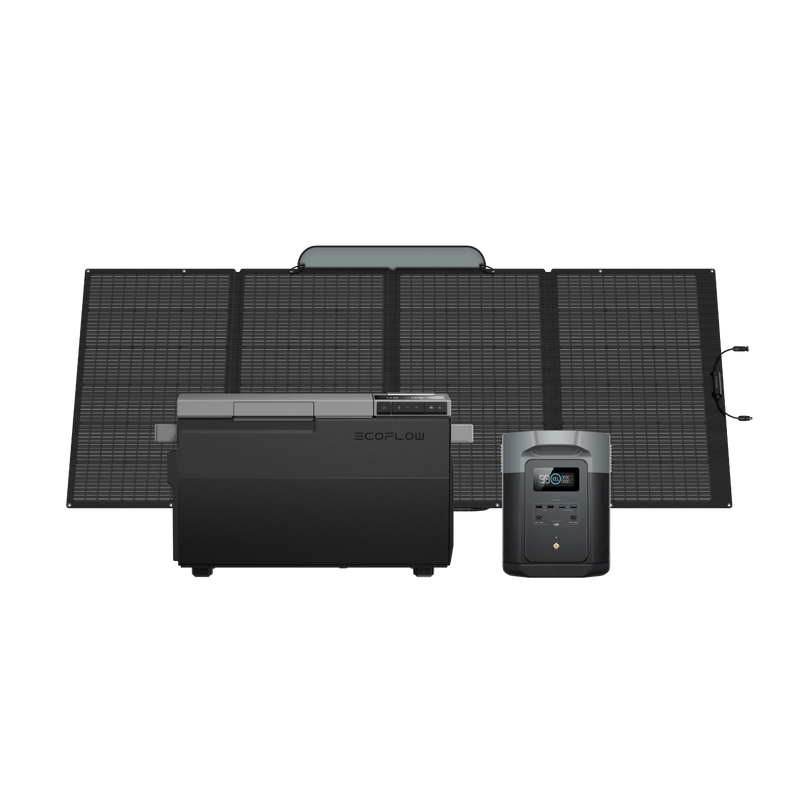 Load image into Gallery viewer, EcoFlow GLACIER + DELTA 2 Max + 400W Portable Solar Panel GLACIER + DELTA 2 Max + 400W Portable Solar Panel

