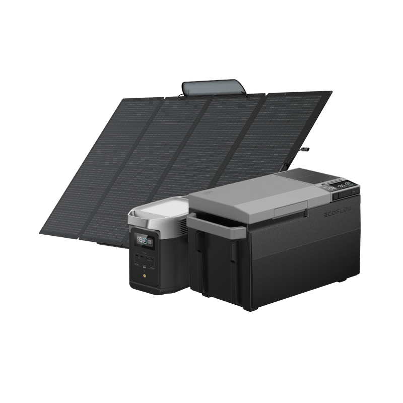 Load image into Gallery viewer, EcoFlow GLACIER + DELTA Max GLACIER + DELTA Max 2000 + 400W Portable Solar Panel
