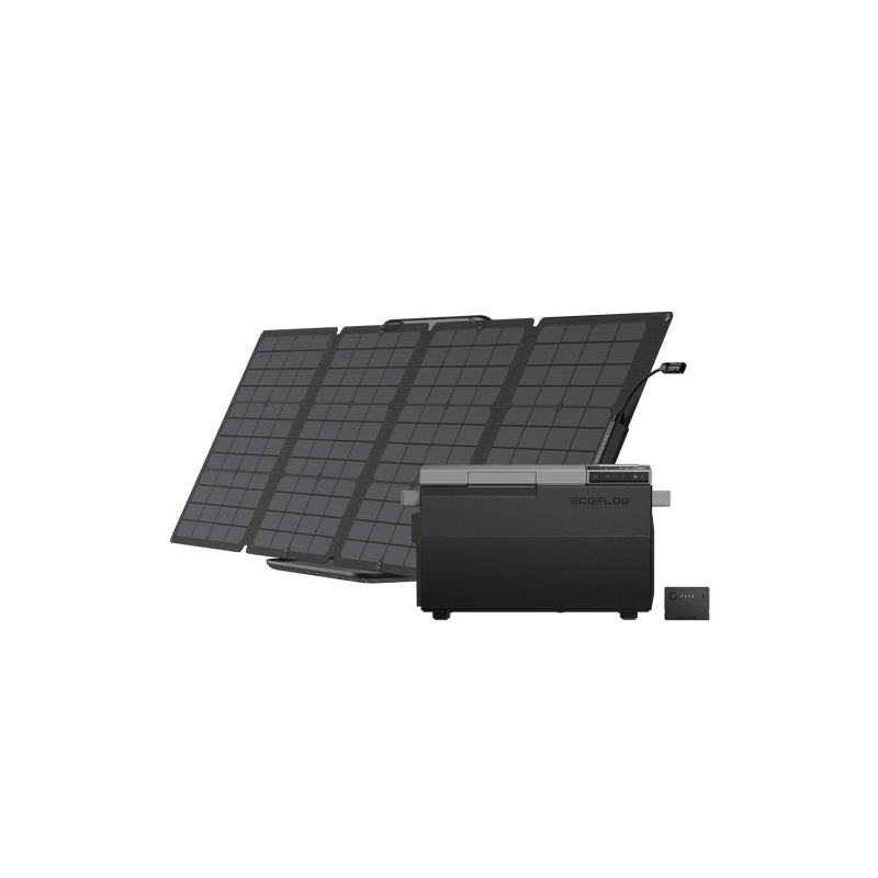 Load image into Gallery viewer, EcoFlow GLACIER + GLACIER Plug-in Battery GLACIER + GLACIER Plug-in Battery + 110W Portable Solar Panel
