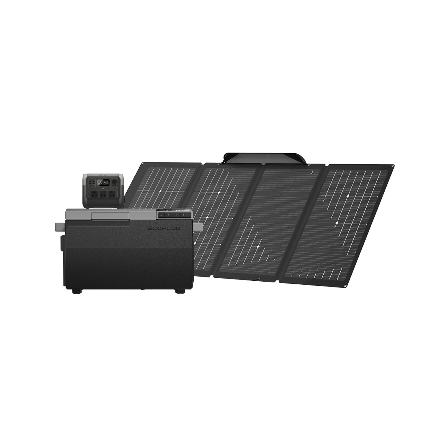 EcoFlow GLACIER + RIVER 2 Pro + 220W Biaficial Solar Panel GLACIER + RIVER 2 Pro + 220w