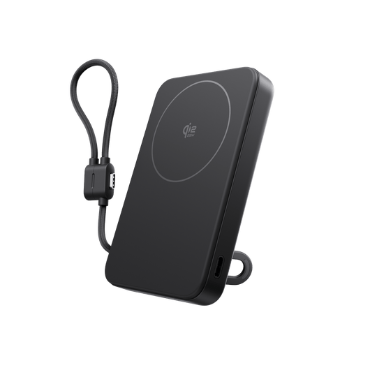 EcoFlow RAPID Mag Qi2.2 Magnetic Power Bank (10,000mAh, 25W, Built-in USB-C Cable)