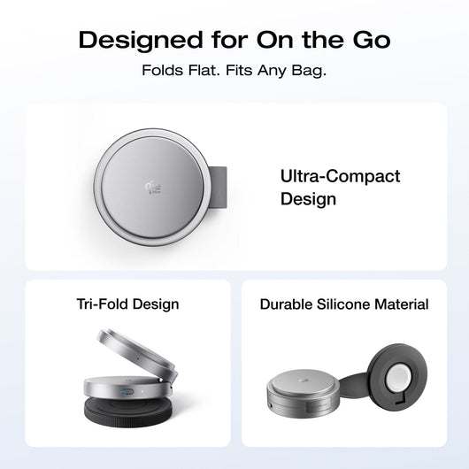 EcoFlow RAPID Mag Qi2.2 Wireless Charging Station (3-in-1 Foldable)