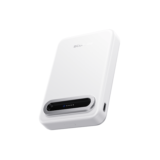 EcoFlow RAPID Mag Qi2 Magnetic Power Bank (10,000mAh, 15W) Pearl White