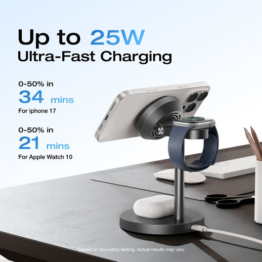 EcoFlow RAPID Mag Qi2 Wireless Charging Stand (3-in-1)