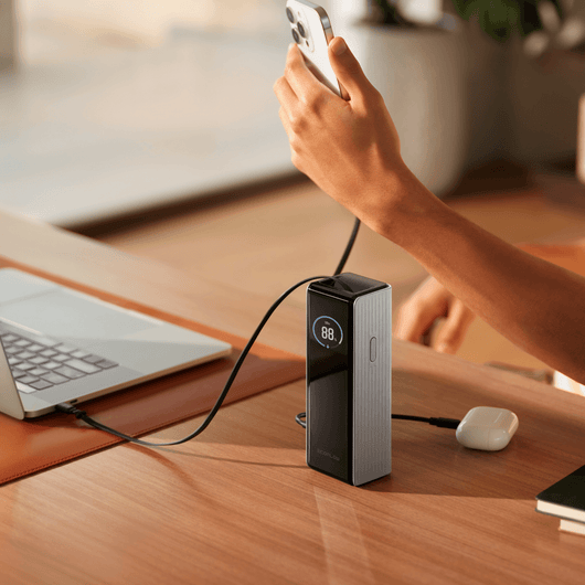 EcoFlow RAPID Power Bank (25,000mAh, 170W, 100W Built-In and Retractable Cables)
