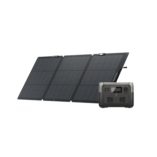 EcoFlow RIVER 2 Max Portable Power Station RIVER 2 Max + 160W Portable Solar Panel
