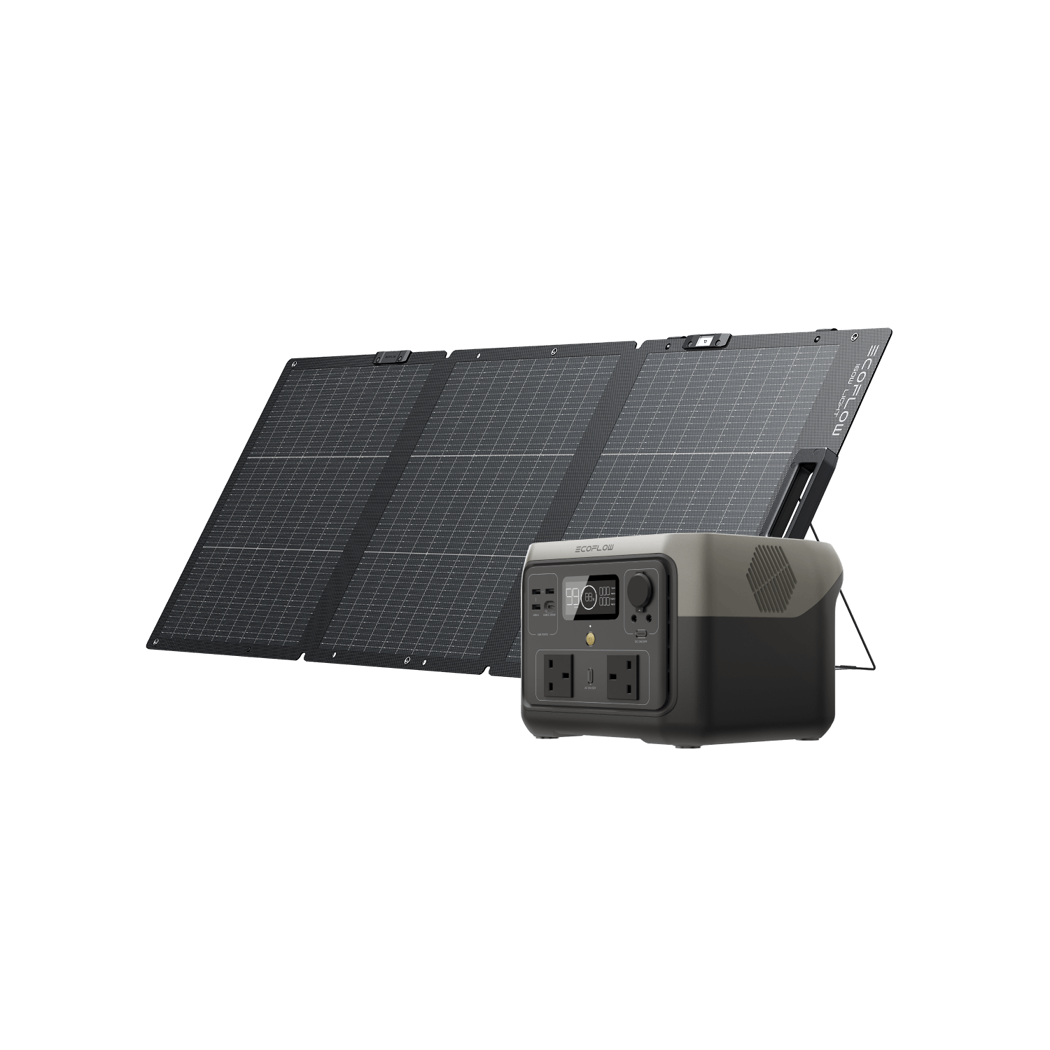 EcoFlow RIVER 2 Max Portable Power Station RIVER 2 Max + 160W Portable Solar Panel
