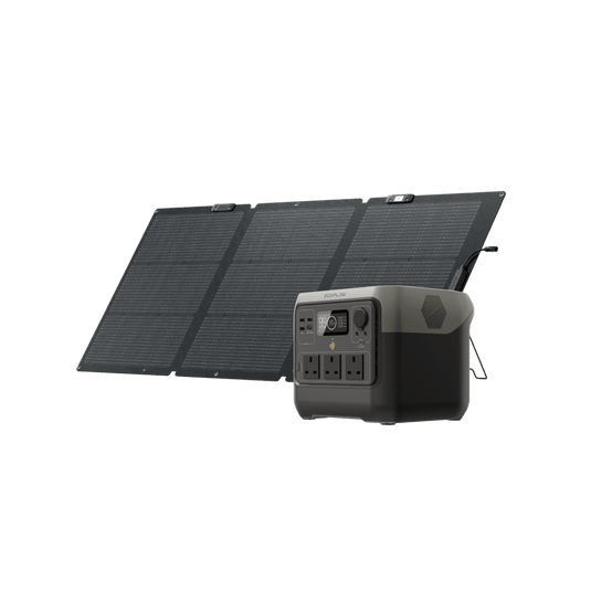 EcoFlow RIVER 2 Pro Portable Power Station RIVER 2 Pro + 160W Portable Solar Panel