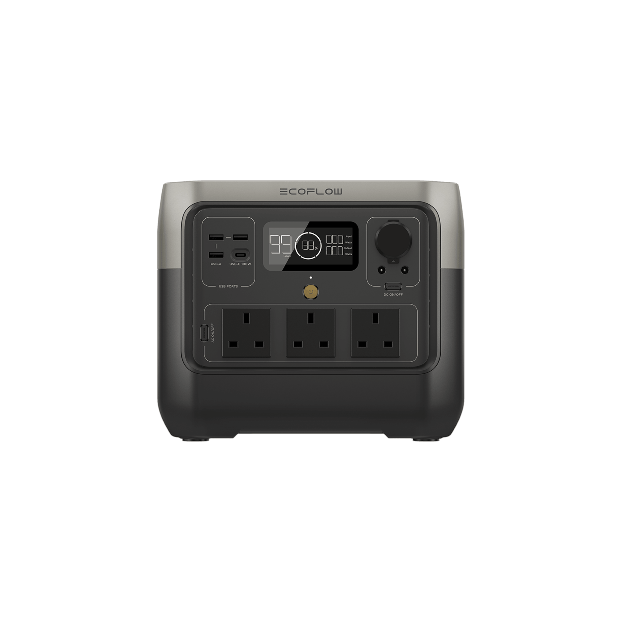 EcoFlow UK EcoFlow RIVER 2 Pro Portable Power Station (Refurbished) - RIVER 2 Pro (Refurbished) + 220W Portable Solar Panel (Refurbished)