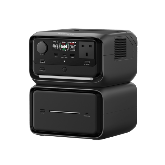 EcoFlow RIVER 3 Plus Portable Power Station RIVER 3 Max Plus (RIVER 3 Plus + Extra Battery 600)