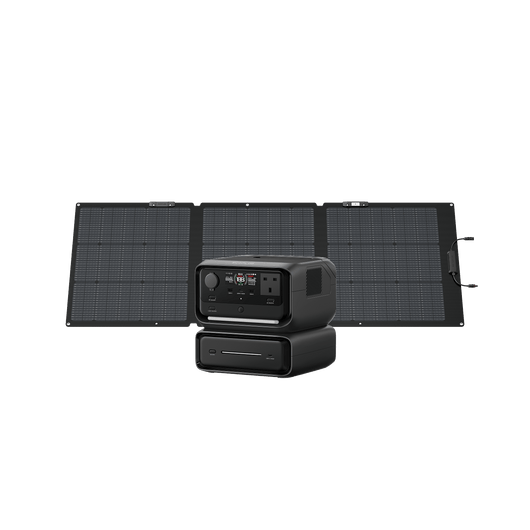 EcoFlow RIVER 3 Plus Solar Generator RIVER 3 Max / 160W Portable Solar Panel