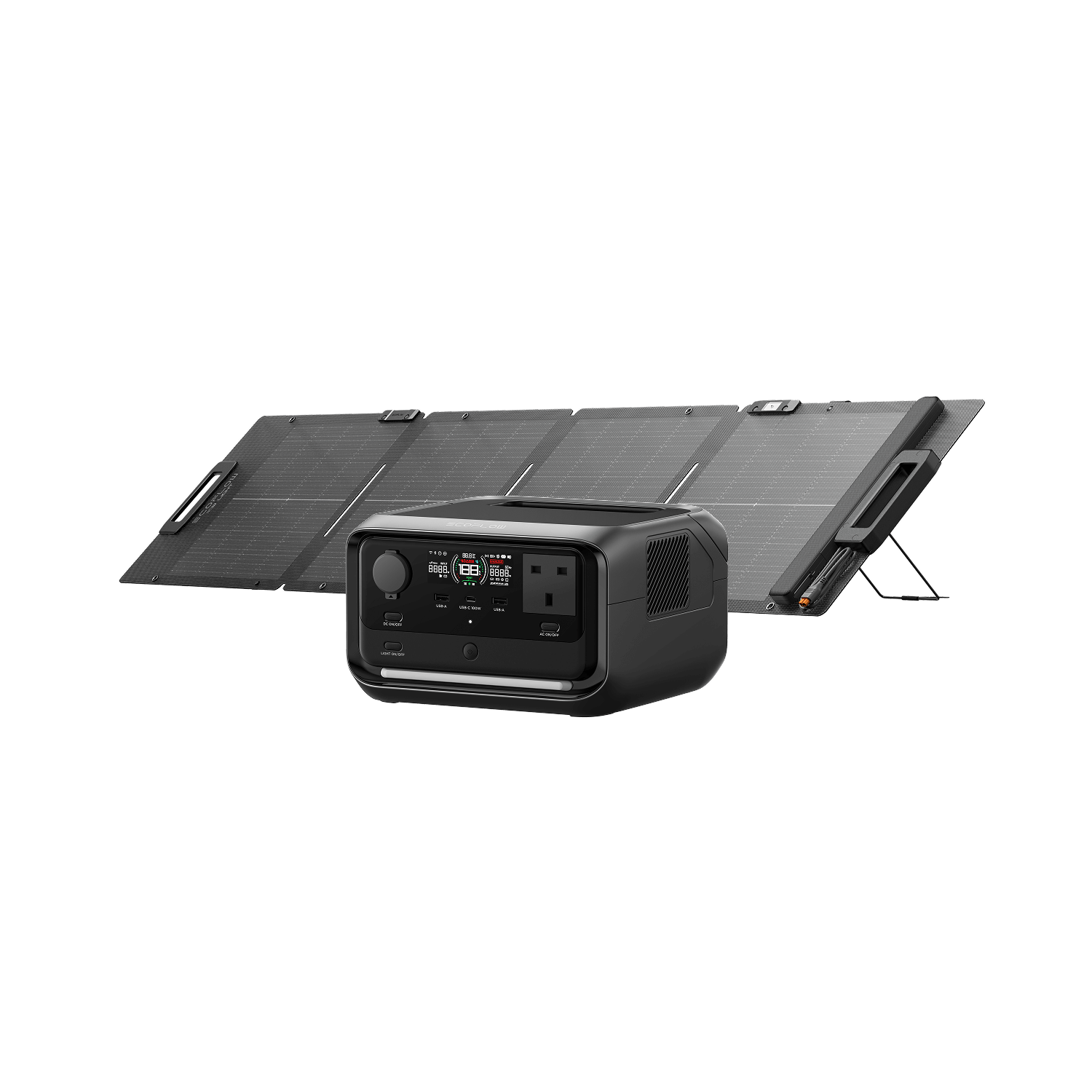 EcoFlow RIVER 3 Plus Solar Generator RIVER 3 Plus / 110W Portable Solar Panel