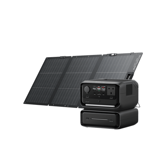 EcoFlow RIVER 3 Plus Solar Generator RIVER 3 Max / 160W Portable Solar Panel