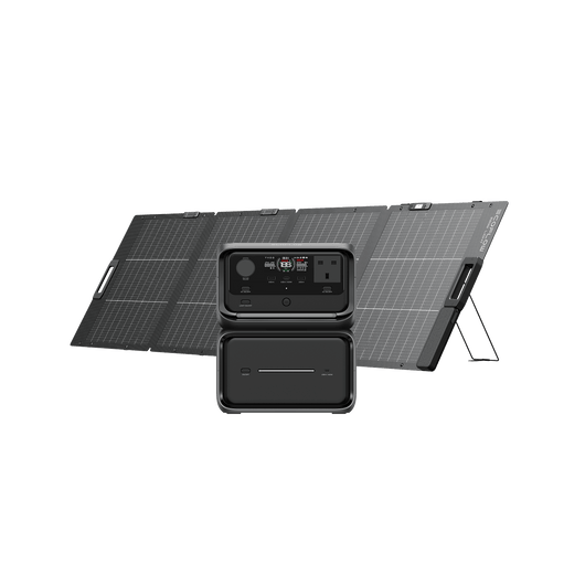 EcoFlow RIVER 3 Plus Solar Generator RIVER 3 Max Plus / 220W Portable Solar Panel