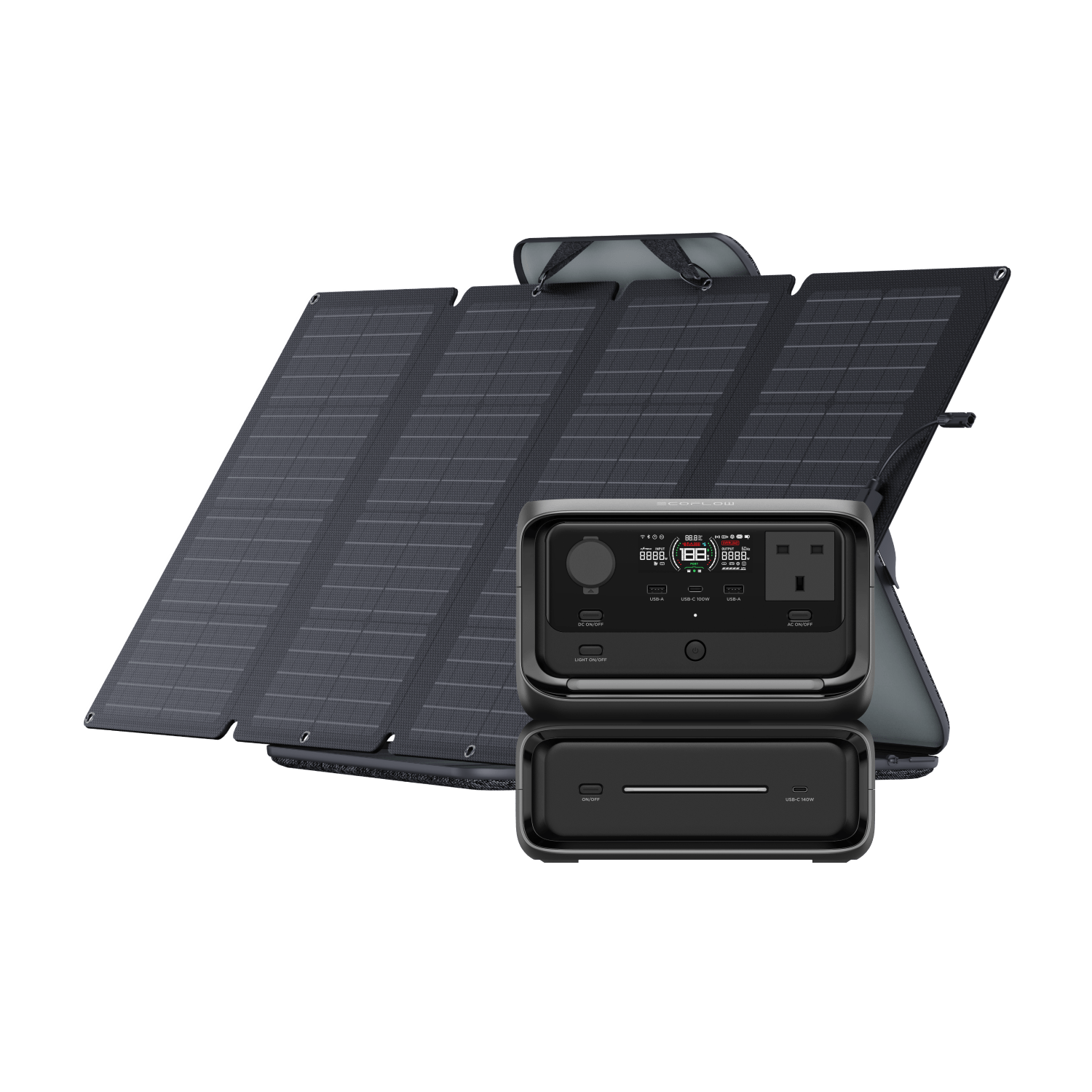 EcoFlow RIVER 3 Plus Solar Generator - RIVER 3 Max Plus / 220W Portable ...