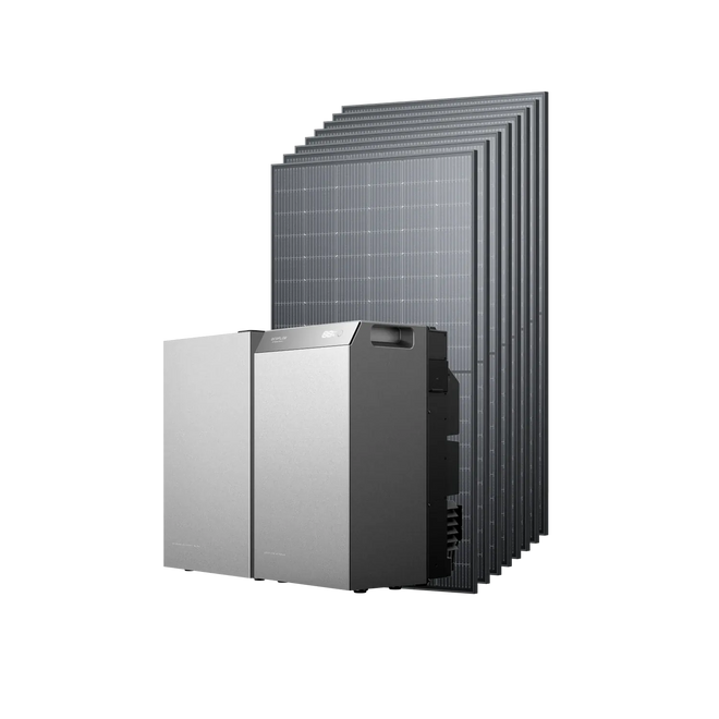 EcoFlow STREAM 5000 Series STREAM 5000 + 1 × Expansion Battery 5000 + 8 × 500W Rigid Solar Panels