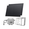 Load image into Gallery viewer, EcoFlow STREAM Balcony Kit Lattice Balcony / (800Wp) 2 _ 400W Rigid Solar Panel + STREAM Microinverter / Hook Kit: Lattice Balcony
