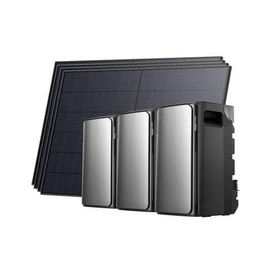 EcoFlow STREAM Ultra/Pro Home Solar Battery STREAM Ultra + 2 x Pro + 4 x 450 W Rigid Solar Panel
