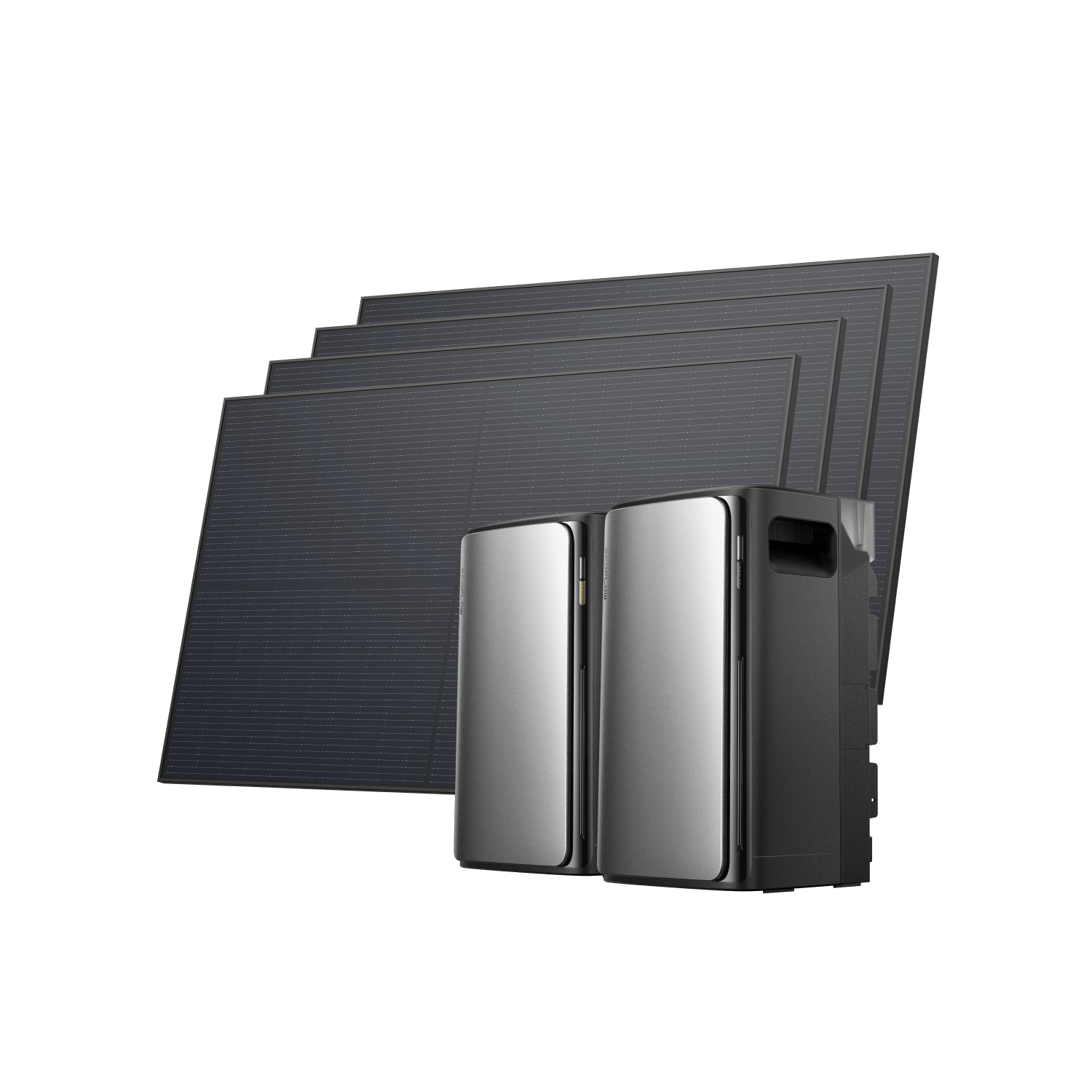 EcoFlow STREAM Ultra/Pro/Max Home Solar Battery STREAM Ultra / STREAM AC Pro (with 1 × FREE Parallel Cable) + 4 × 450W Rigid Solar Panel