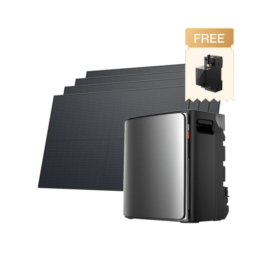 EcoFlow STREAM Ultra X STREAM Ultra X (3.84kWh) / 4 × 450W Rigid Solar Panel