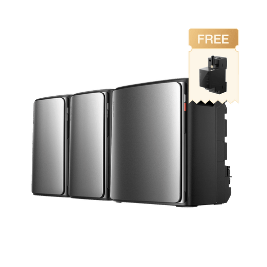 EcoFlow STREAM Ultra X STREAM Ultra X (3.84kWh) / 2 × STREAM AC Pro (with 2 × FREE Parallel Cable)