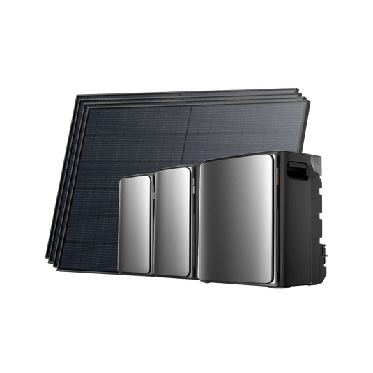 EcoFlow STREAM Ultra X Home Solar Battery STREAM Ultra X (3.84kWh) / 2 × STREAM Pro (with 2 × FREE Parallel Cable) + 4 × 450W Rigid Solar Panel