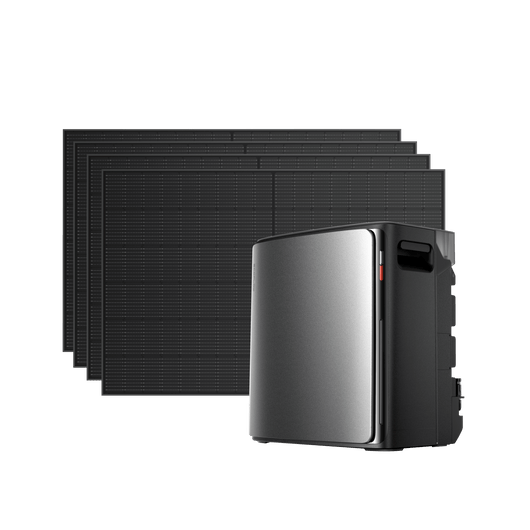 EcoFlow STREAM Ultra X Home Solar Battery STREAM Ultra X (3.84kWh) / 4 × 400W Rigid Solar Panel