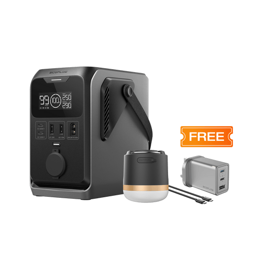 EcoFlow TRAIL Series DC Portable Power Station TRAIL 300 DC+camping light