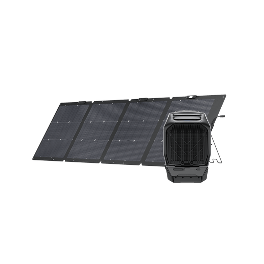 EcoFlow WAVE 3 Portable Air Conditioner WAVE 3 + WAVE 3 Add-on Battery + 220W Bifacial Portable Solar Panel