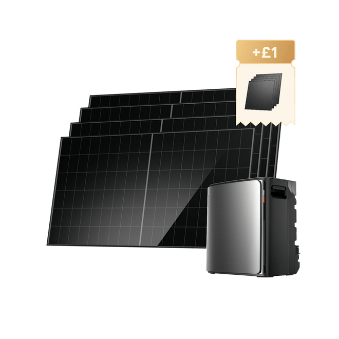 WN STREAM Ultra X Home Solar Battery STREAM X Standard Solar Kit (2000 Wp) + 4 × 250W Solar Panels for €1