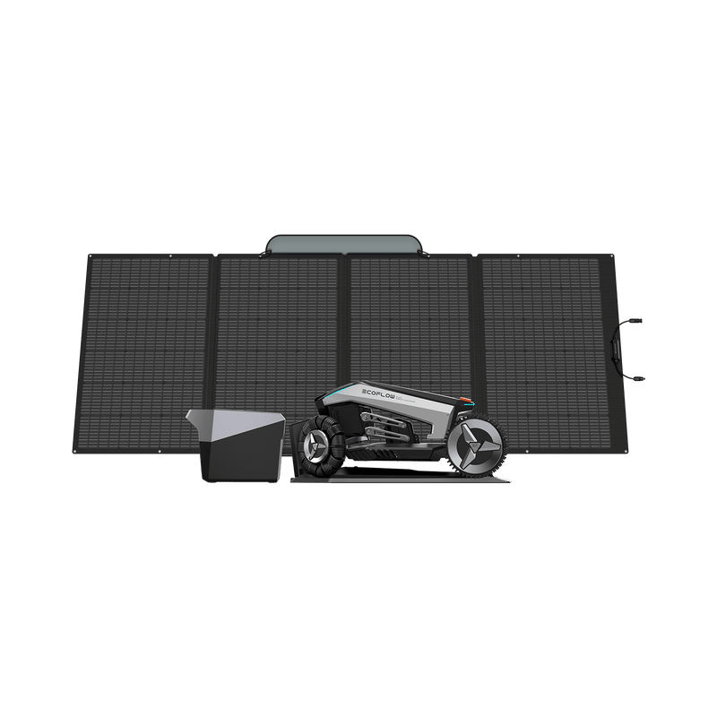 Load image into Gallery viewer, EcoFlow BLADE Robotic Lawn Mower BLADE + Smart Extra Battery + 400W Solar Panel
