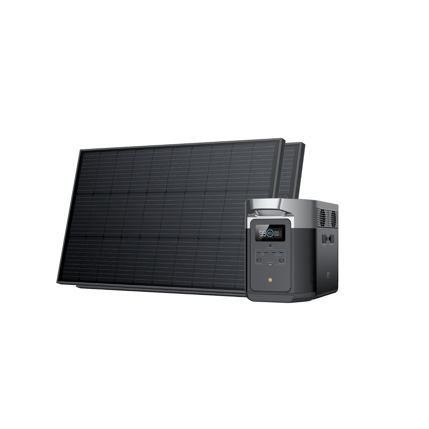 EcoFlow DELTA Max Solar Generator (Rigid PV100W) - DELTA Max 1600 / 2 ...