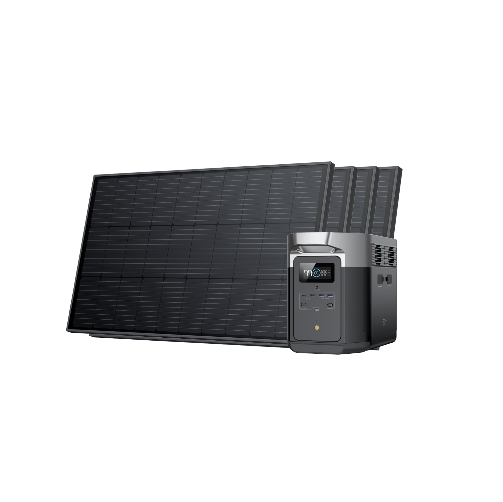 EcoFlow DELTA Max + 100W Rigid Solar Panel